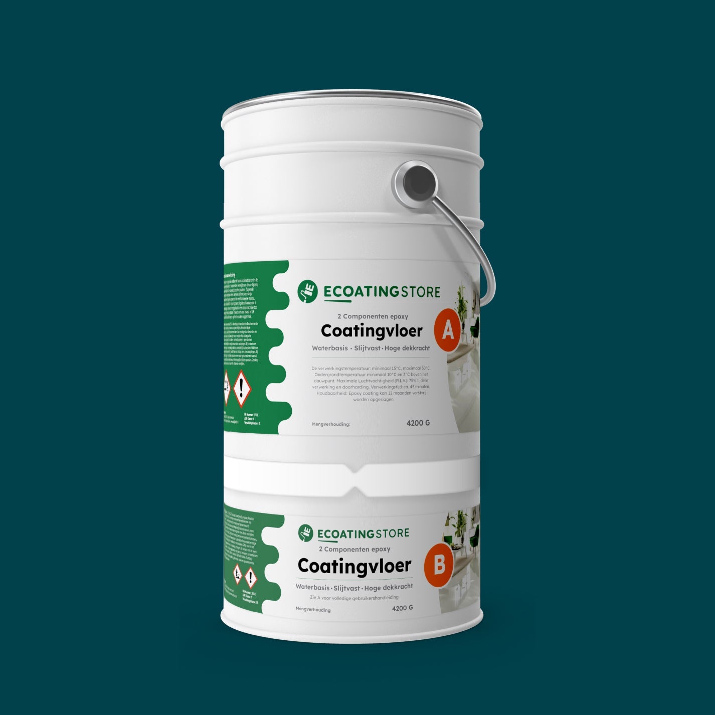 Garázspadló bevonat - RAL 5020