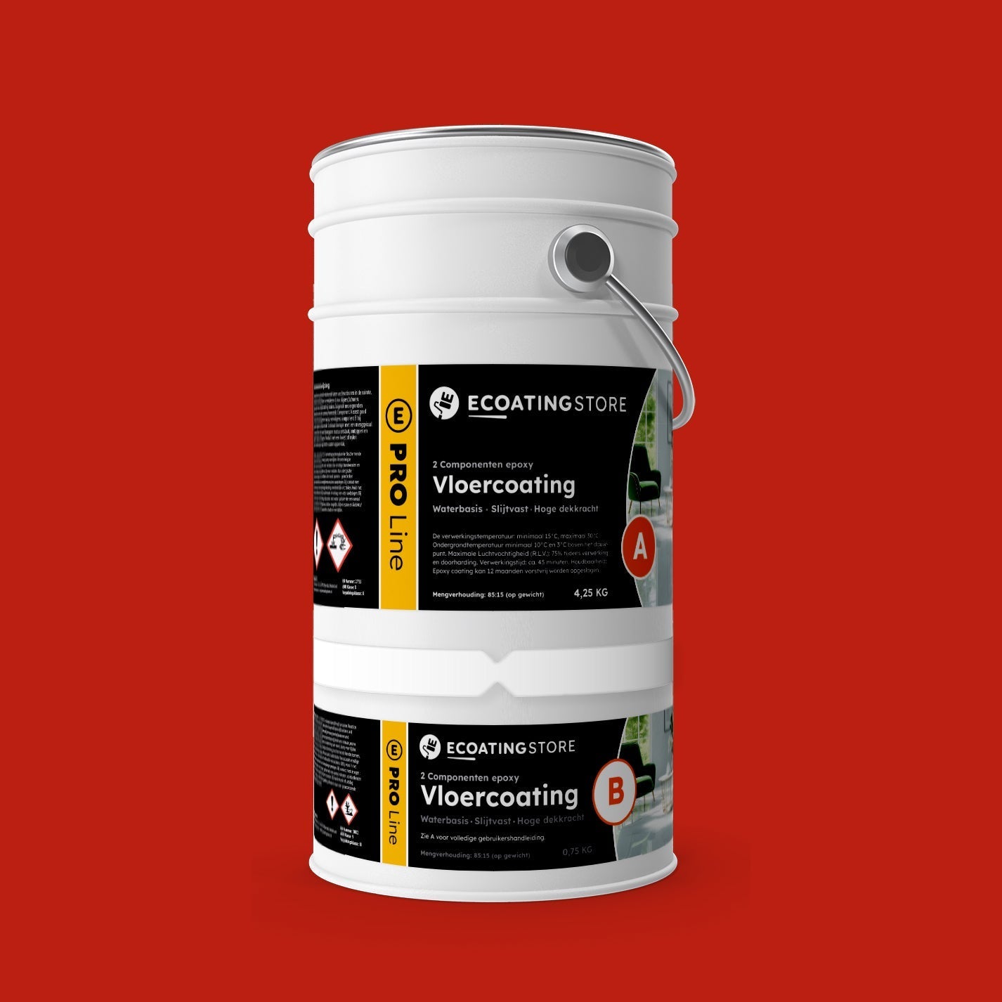 Padlóbevonat - RAL 3020